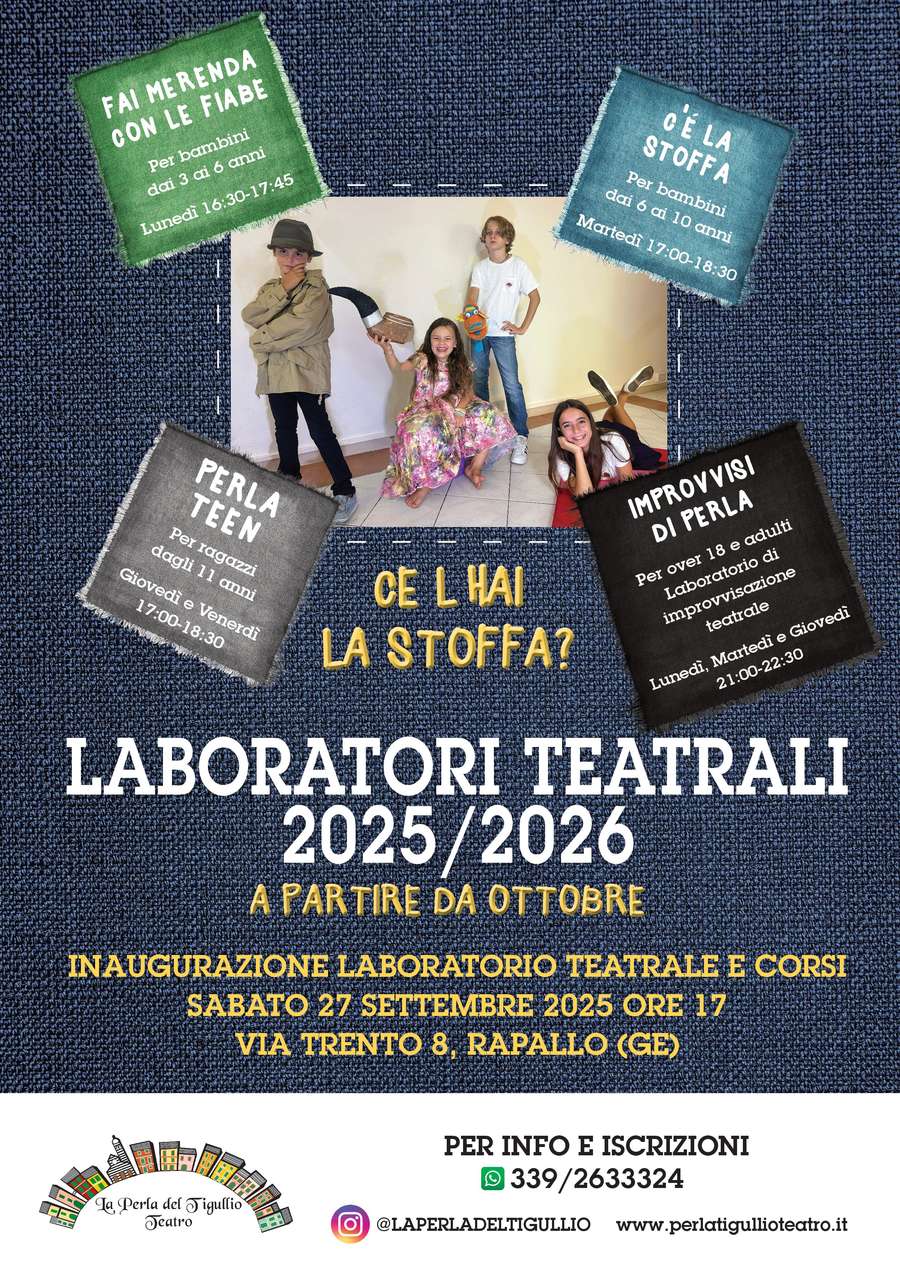 Laboratori Teatrali 2025/26